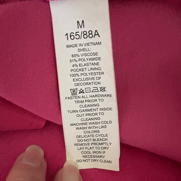 Kate Spade Pink Dress with Floral Collar size Medium - Picture 11 of 11